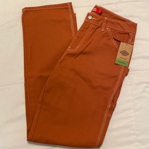 NWT BURNT ORANGE DICKIES CARPENTER PANTS SIZE 26